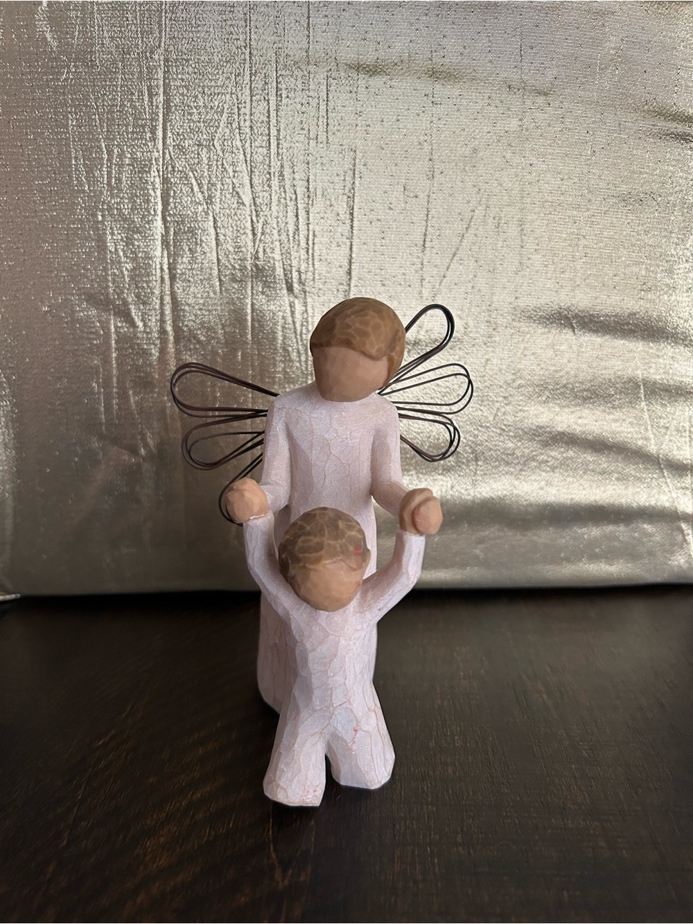 Willow Tree Guardian Angel Figurine - Pale Pink